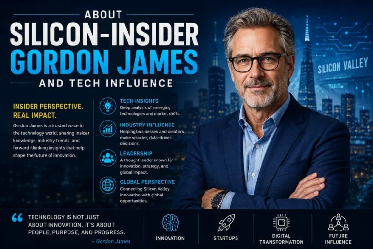 About Silicon-Insider Gordon James